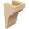Ekena Millwork 4"W x 4"D x 8"H Wide Pescadero Rough Cedar Woodgrain TimberThane Corbel, Primed Tan CORUR04X04X08PECRCPR - alternate 4